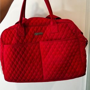 Vera Bradley duffle. Large. Red.